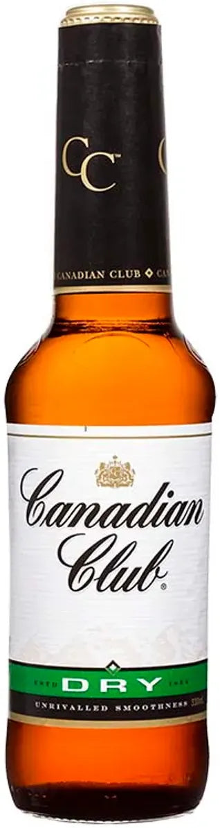 Canadian Club Whisky & Dry 4.8% 24 Pack Bottles 330ml | Barrel & Batch