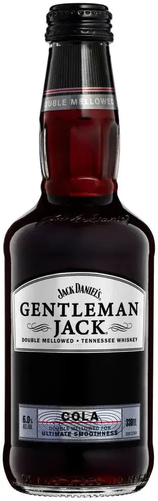 Jack Daniel's Gentleman Jack & Cola 6% 4 Pack Bottles 330ml | Barrel & Batch
