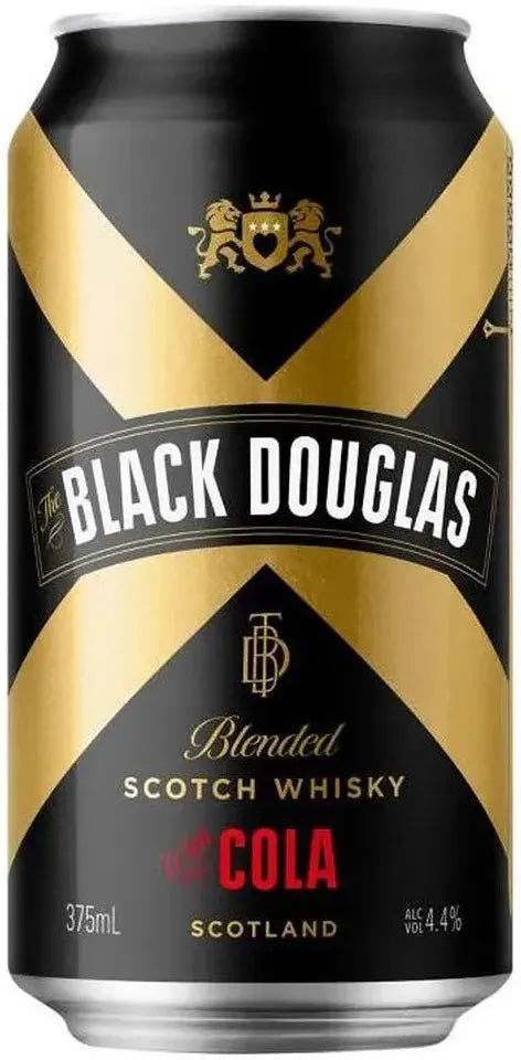 The Black Douglas Scotch & Cola 4.4% 6 Pack Cans 375ml | Barrel & Batch