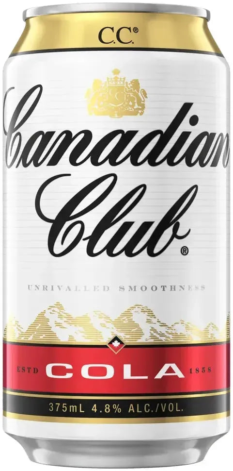 Canadian Club Suntory Whisky & Cola 4.8% 24 Pack Cans 375ml | Barrel & Batch