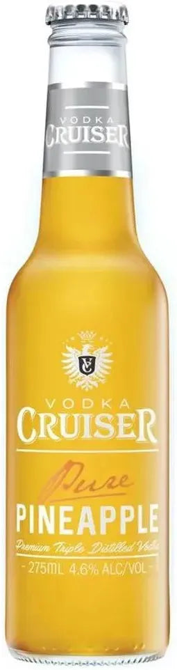 Vodka Cruiser Pure Pineapple 4.6% 4 Pack Bottles 275ml | Barrel & Batch