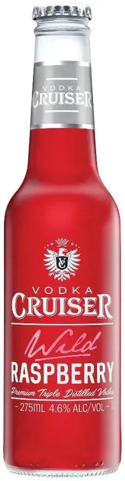 Vodka Cruiser Wild Raspberry 4.6% 4 Pack Bottles 275ml | Barrel & Batch