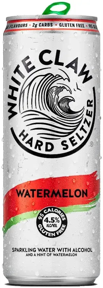 White Claw Watermelon Seltzer 5% 4 Pack Cans 330ml | Barrel & Batch