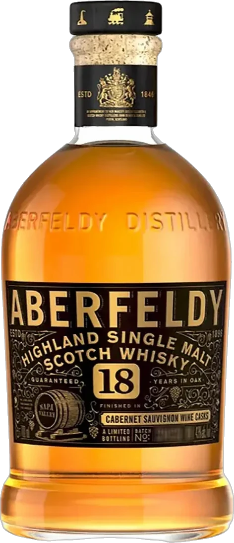 Aberfeldy 18 Year Old Napa Valley Red Wine Cask Finish Highland Single Malt Scotch Whisky 700ml | Barrel & Batch