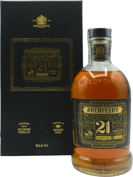 Aberfeldy 21 Year Old Madeira Cask Single Malt Scotch Whisky 700ml | Barrel & Batch