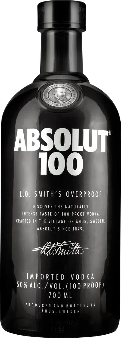 Absolut 100 Proof Vodka 700ml-Spirits-Absolut-Afterpay-Alcohol-Delivery-Barrel-and-Batch-