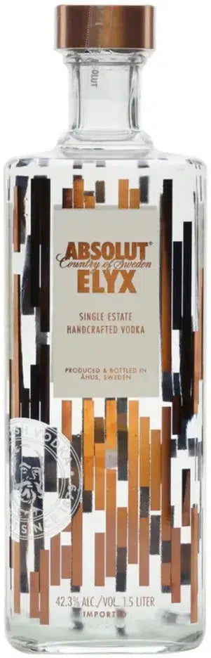 Absolut Elyx Vodka 1L-Spirits-Absolut-Afterpay-Alcohol-Delivery-Barrel-and-Batch-