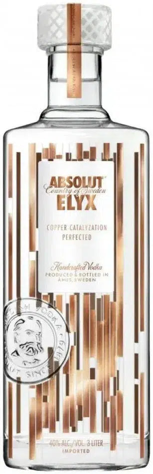 Absolut Elyx Vodka 3L-Spirits-Absolut-Afterpay-Alcohol-Delivery-Barrel-and-Batch-