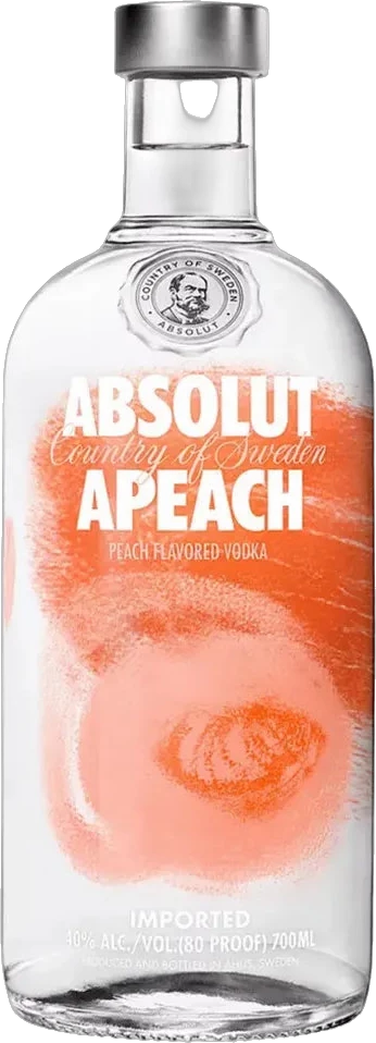 Absolut Peach Flavoured Vodka 700ml | Barrel & Batch