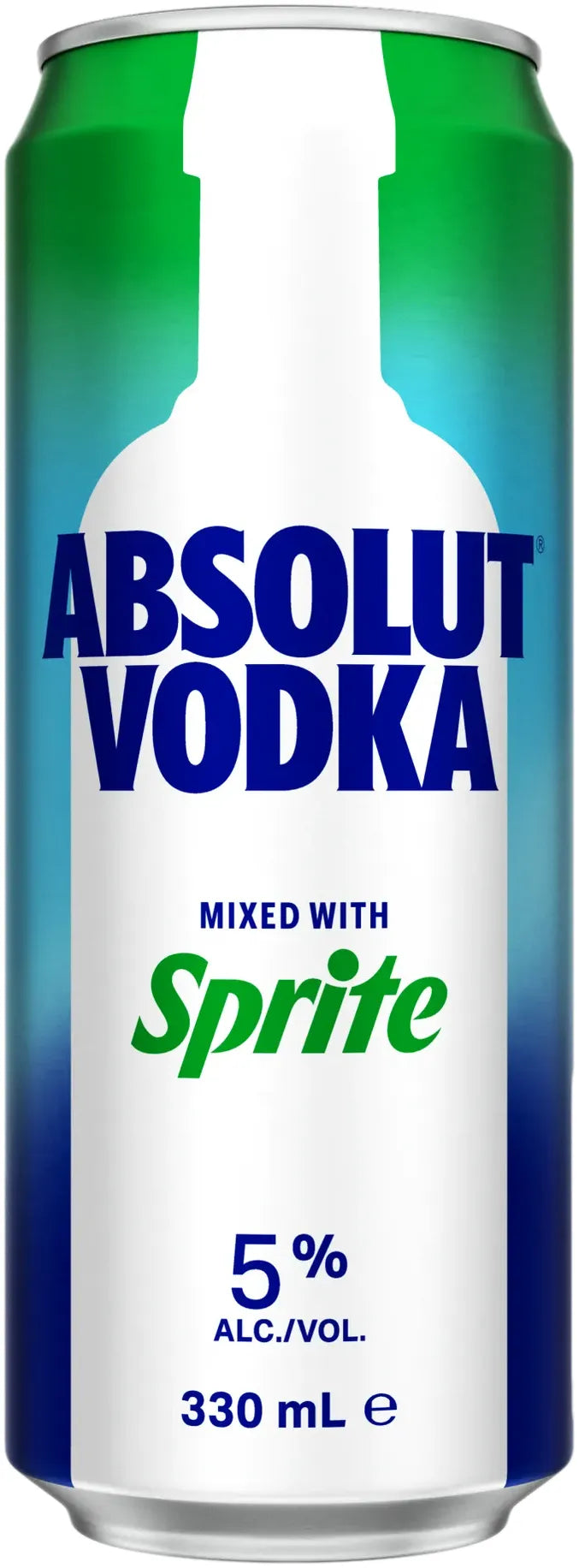 Absolut Vodka & Sprite 5% 24 Pack Cans 330ml | Barrel & Batch