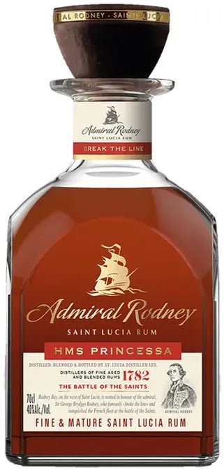 Admiral Rodney 5-7 Year Old Princessa Rum 700ml-Spirits-Admiral Rodney-Afterpay-Alcohol-Delivery-Barrel-and-Batch-