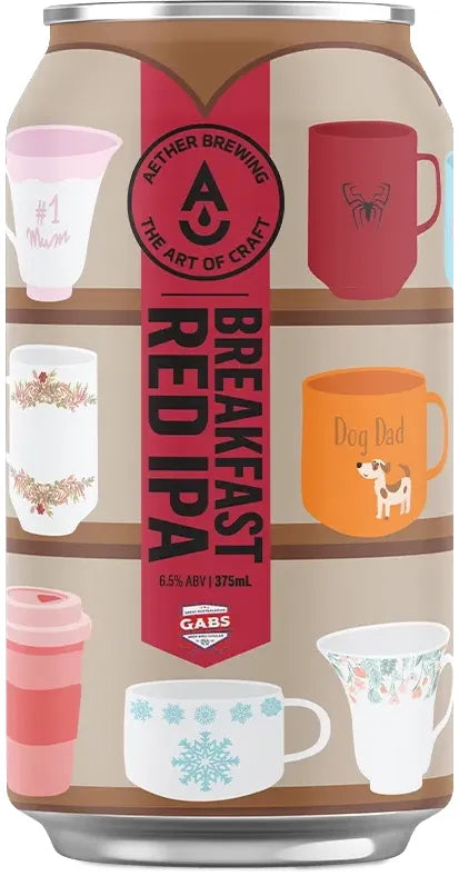 Aether Brewing Gabs Breakfast Red IPA 16 Pack Cans 375ml | Barrel & Batch