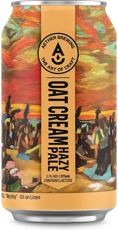 Aether Brewing Oat Cream Hazy Pale 5.1% 16 Pack Cans 375ml | Barrel & Batch