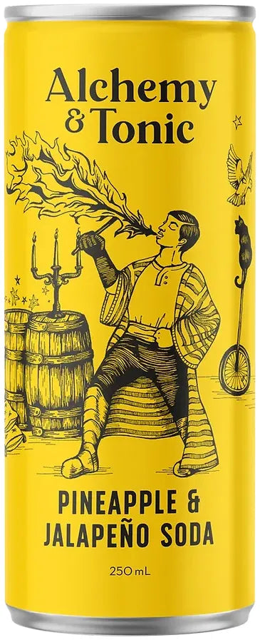 Alchemy & Tonic Pineapple And Jalapeno Soda 250ml