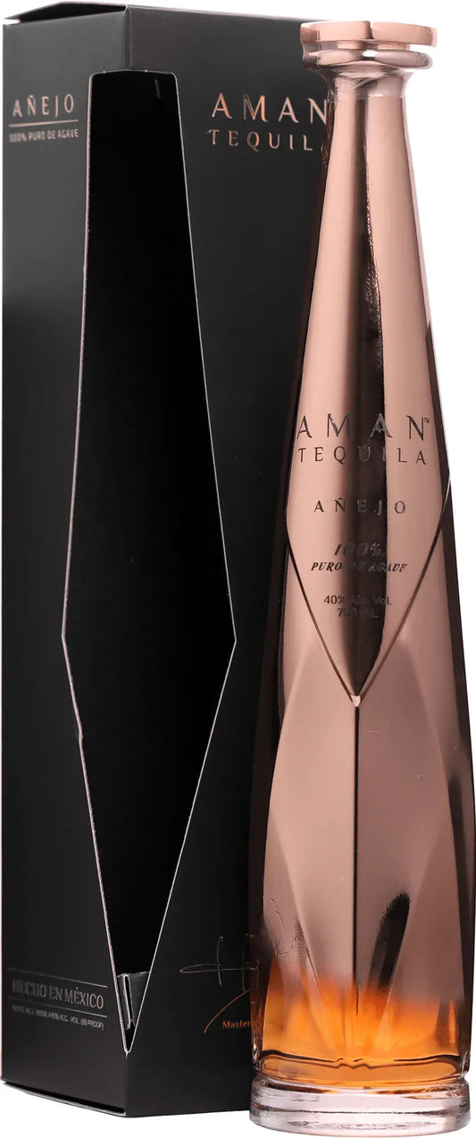 Aman Tequila Anejo El Profesor 700ml-Spirits-Aman-Afterpay-Alcohol-Delivery-Barrel-and-Batch-