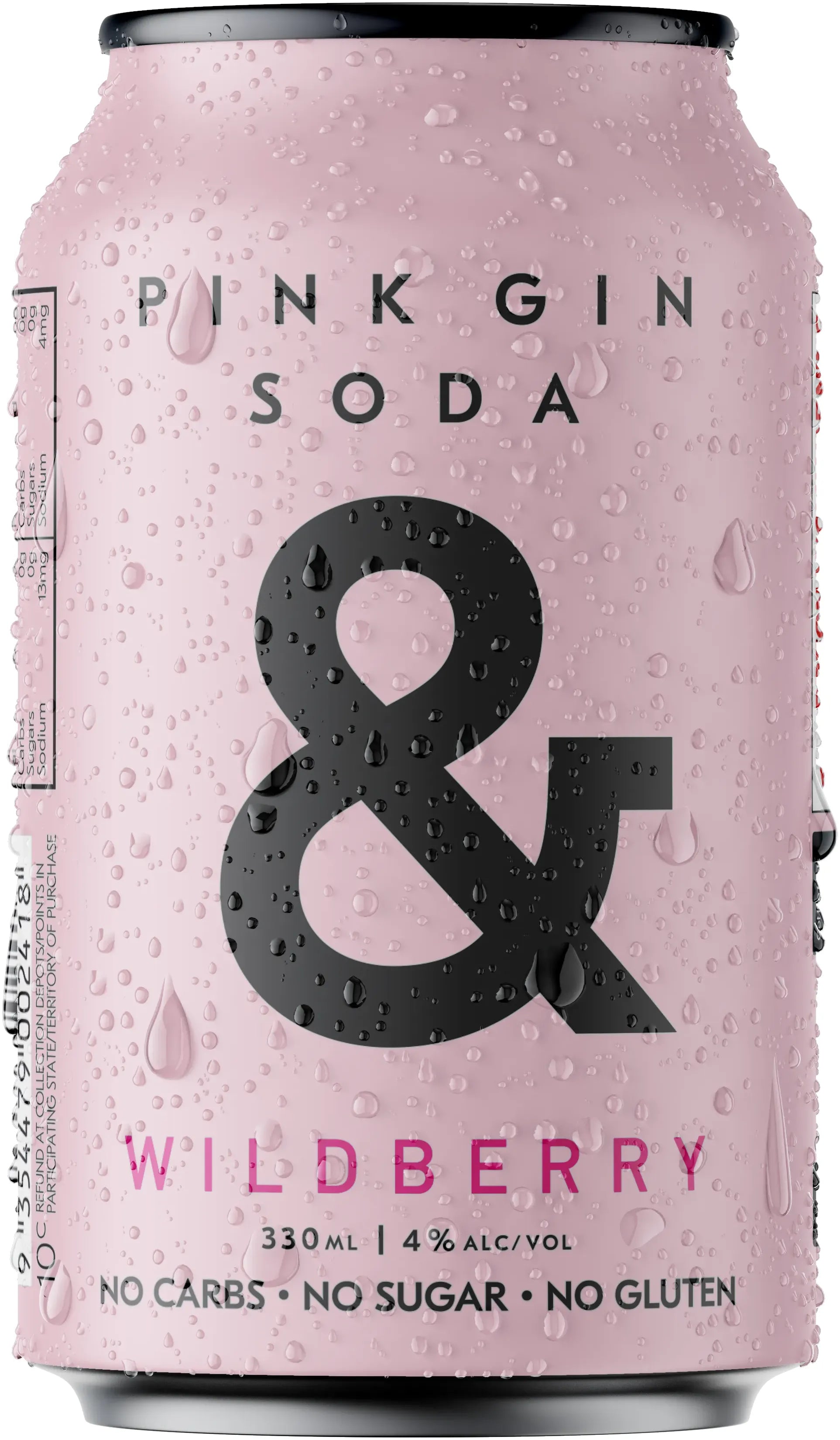 Ampersand Projects Pink Gin Soda 4% 24 Pack Cans 330ml | Barrel & Batch