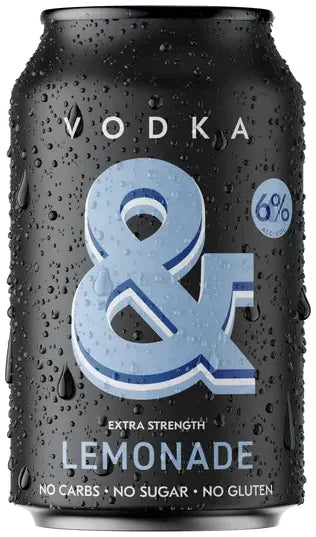 Ampersand Projects Vodka & Lemonade 6% 24 Pack Cans 330ml | Barrel & Batch