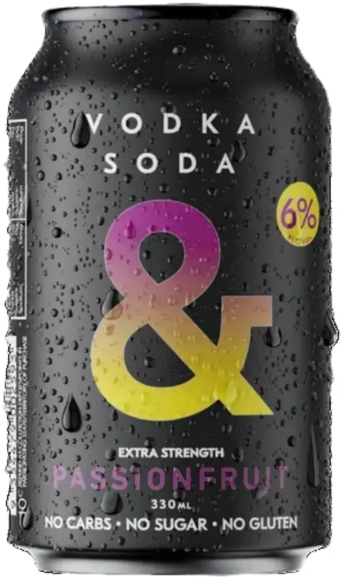 Ampersand Projects Vodka & Passionfruit 6% 24 Pack Cans 330ml | Barrel & Batch