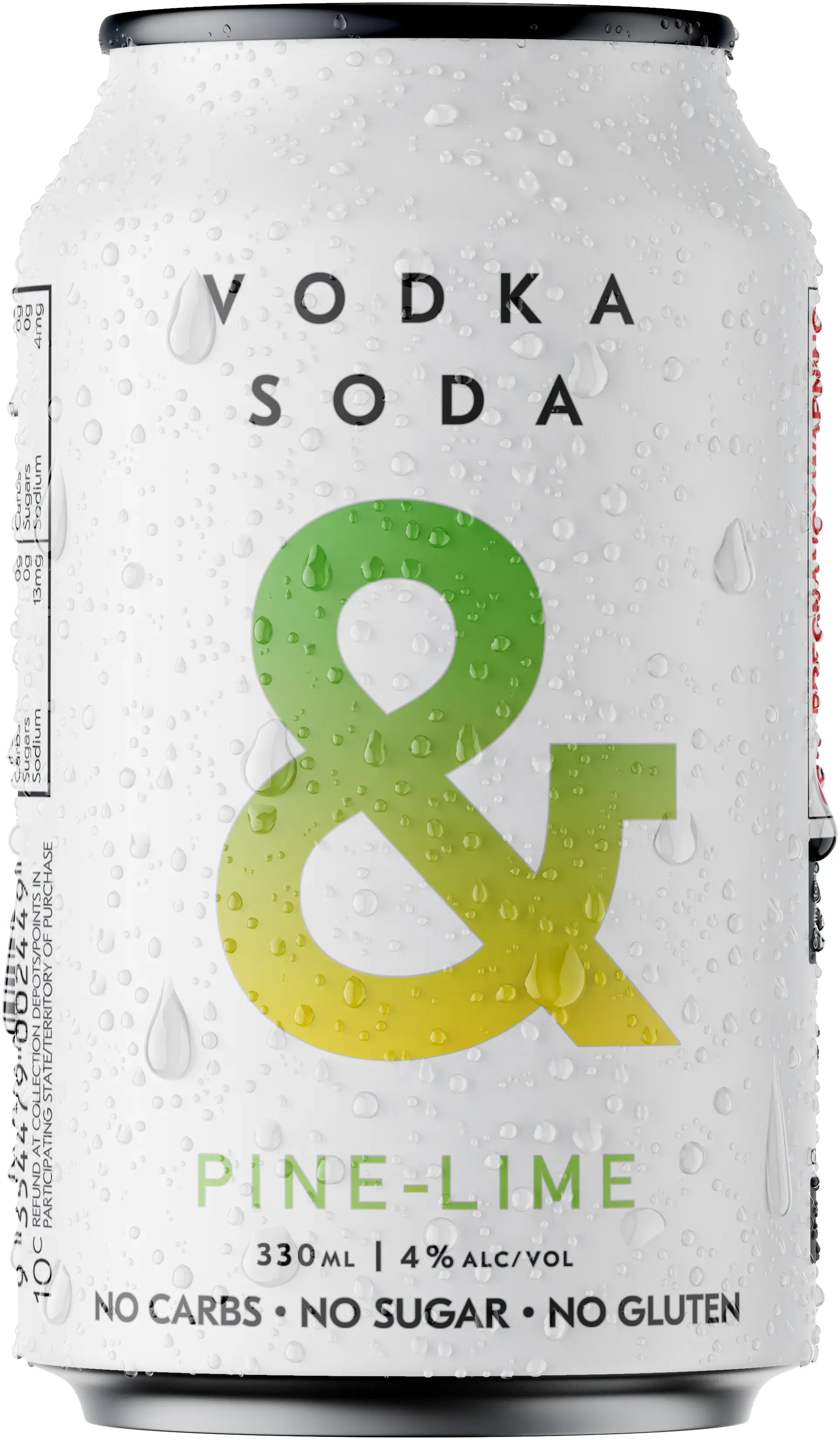 Ampersand Projects Vodka & Pine Lime 4% 24 Pack Cans 330ml | Barrel & Batch