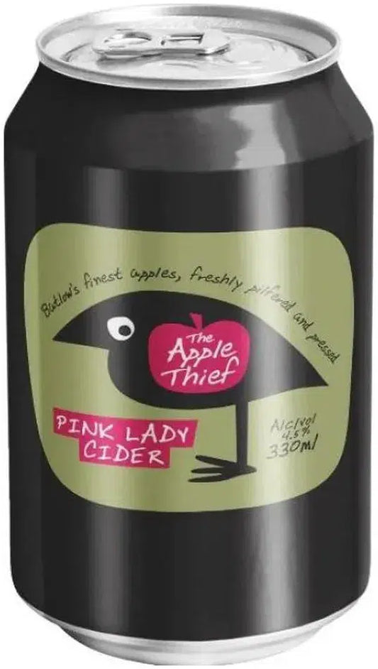 Apple Thief Pink Lady Non-alcoholic Cider Can 330ml-Non-Alcoholic-Apple Thief-Afterpay-Alcohol-Delivery-Barrel-and-Batch-
