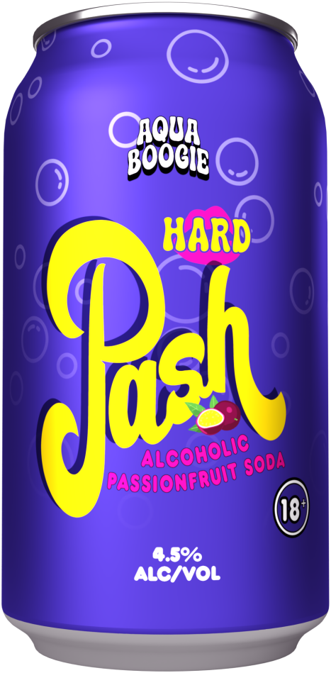 Aqua Boogie Hard Pash Passionfruit 355ml