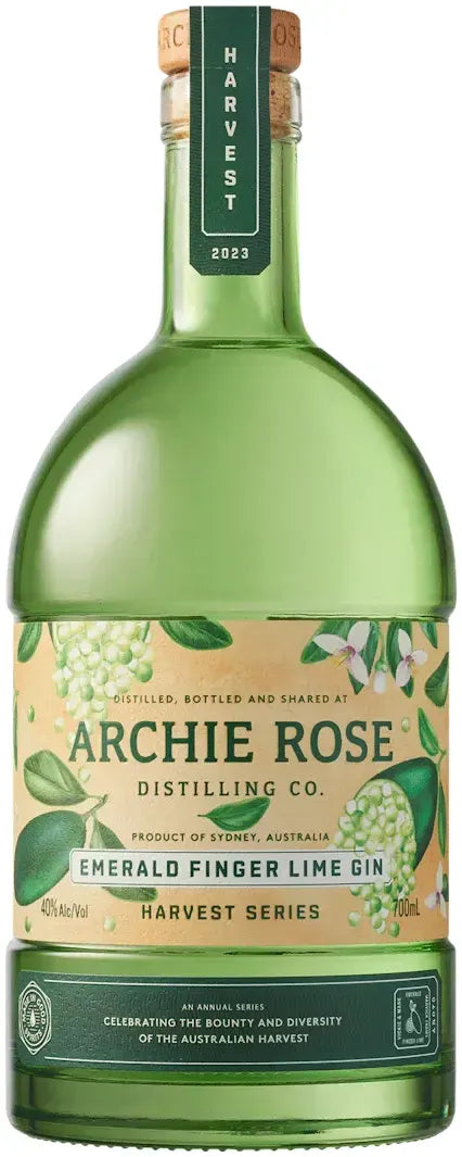 Archie Rose Distilling Co. Emerald Finger Lime Gin 700ml-Spirits-Archie Rose Distilling Co.-Afterpay-Alcohol-Delivery-Barrel-and-Batch-