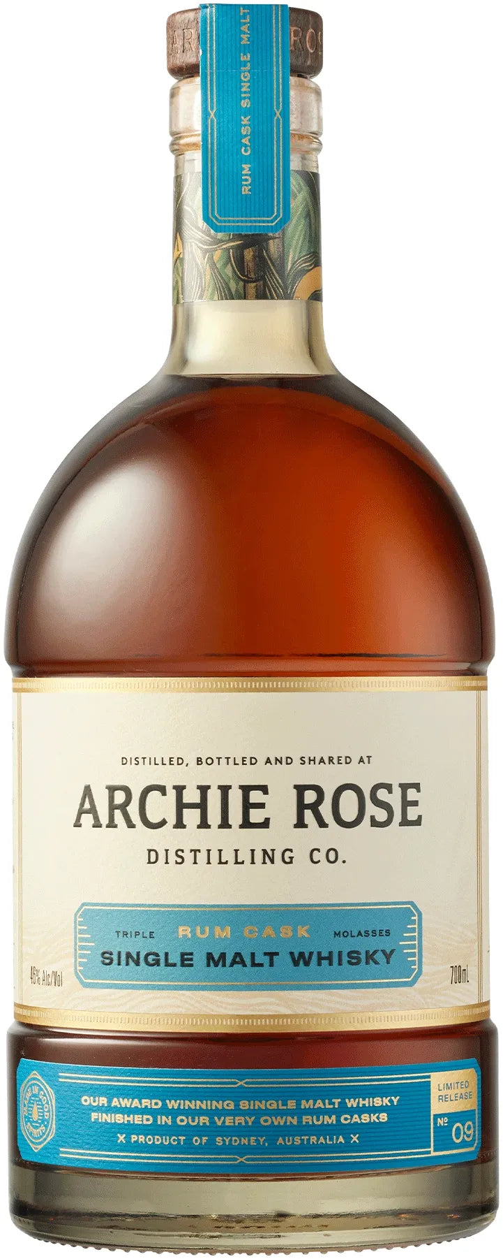 Archie Rose Distilling Co. Rum Cask Single Malt Whisky Limited Release 700ml