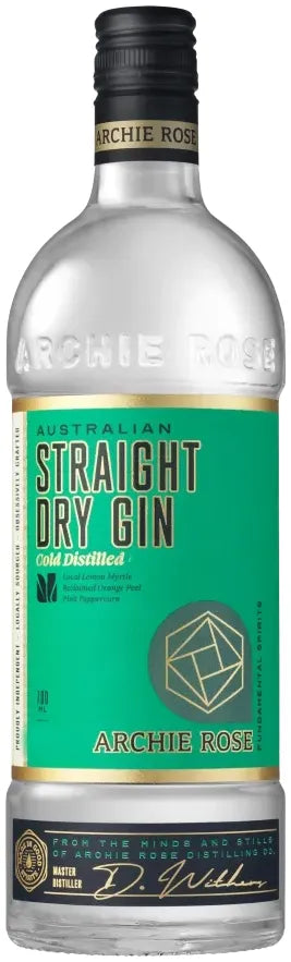 Archie Rose Distilling Co. Straight Dry Gin 37% 700ml | Barrel & Batch