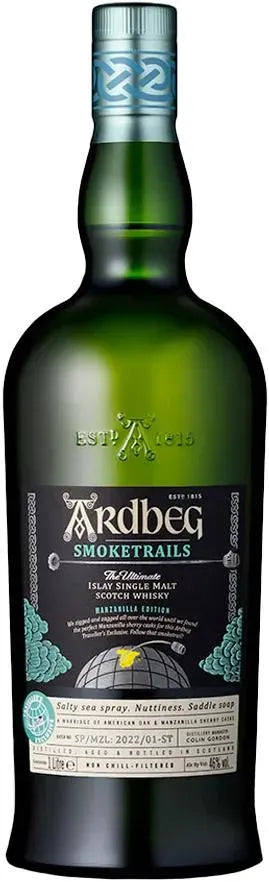 Ardbeg Smoketrails Manzanilla Edition Single Malt Scotch Whisky 1L-Spirits-Ardbeg-Afterpay-Alcohol-Delivery-Barrel-and-Batch-