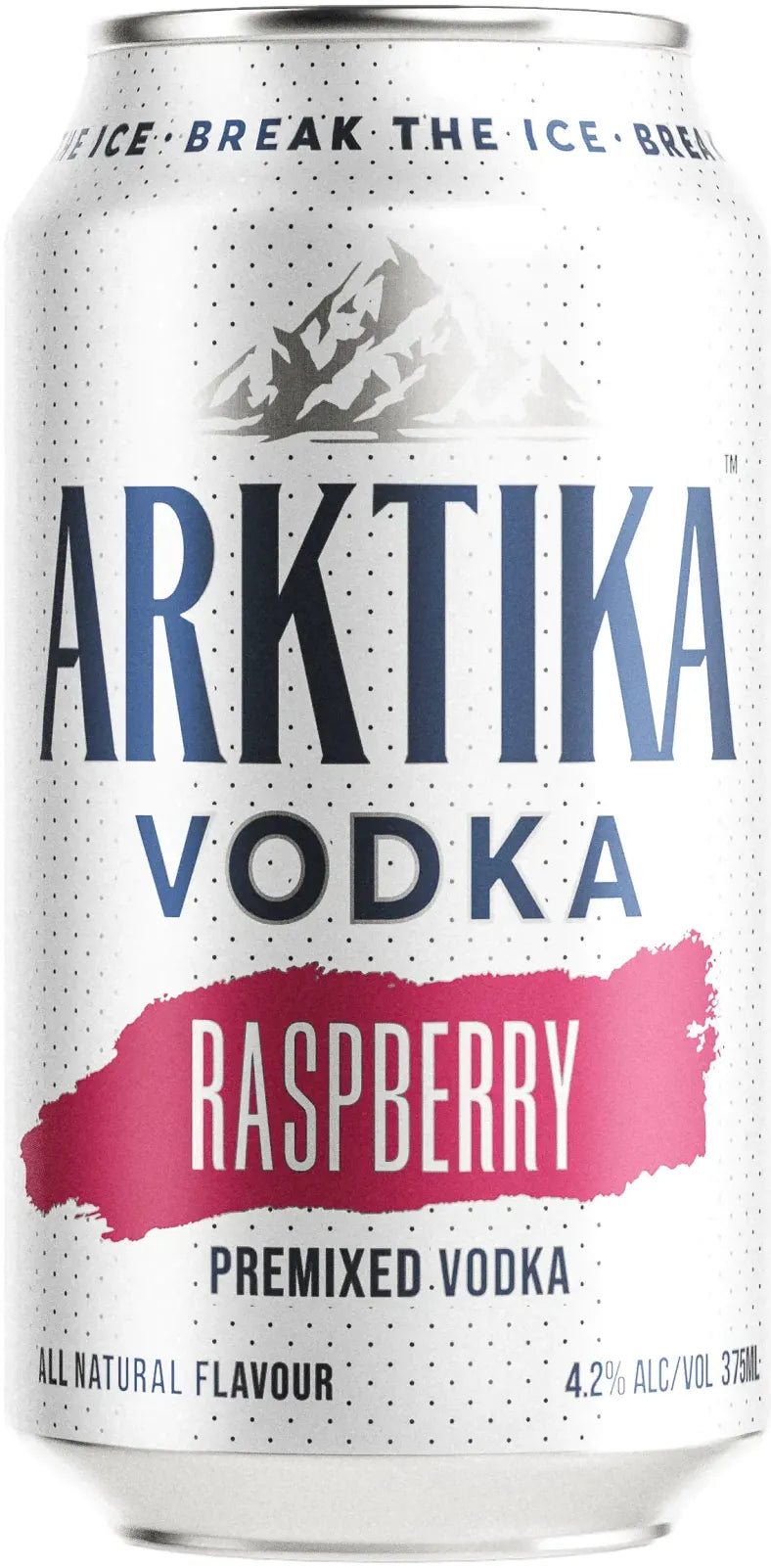 Arktika Premix Raspberry 4.2% 24 Pack Cans 375ml | Barrel & Batch