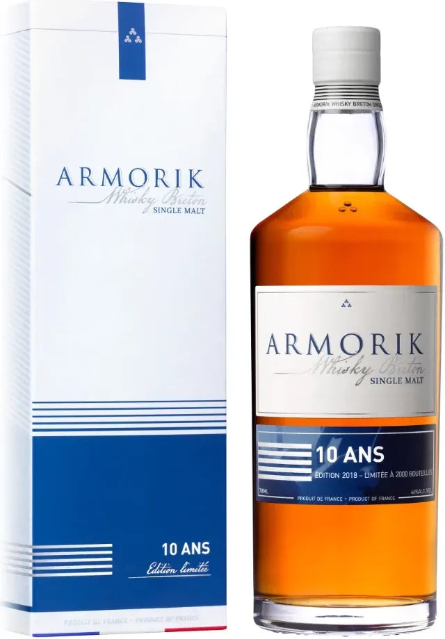Armorik 10 Year French Single Malt Whisky 700ml-Spirits-Armorik-Afterpay-Alcohol-Delivery-Barrel-and-Batch-