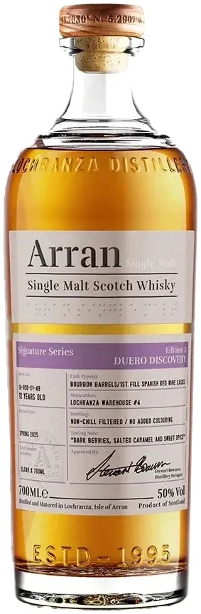 Arran Signature Series 3 Duero Discovery Single Malt Scotch Whisky 700ml | Barrel & Batch