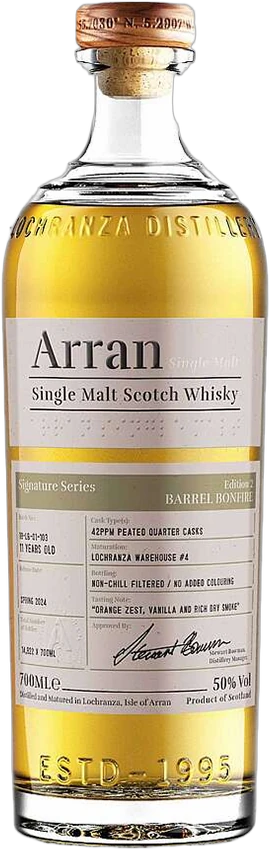 Arran Signature Series Edition 2 Barrel Bonfire Single Malt Scotch Whisky 700ml | Barrel & Batch