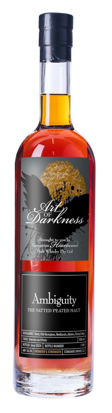 Art of Darkness Ambiguity Single Malt Whisky 500ml-Spirits-Art of Darkness-Afterpay-Alcohol-Delivery-Barrel-and-Batch-