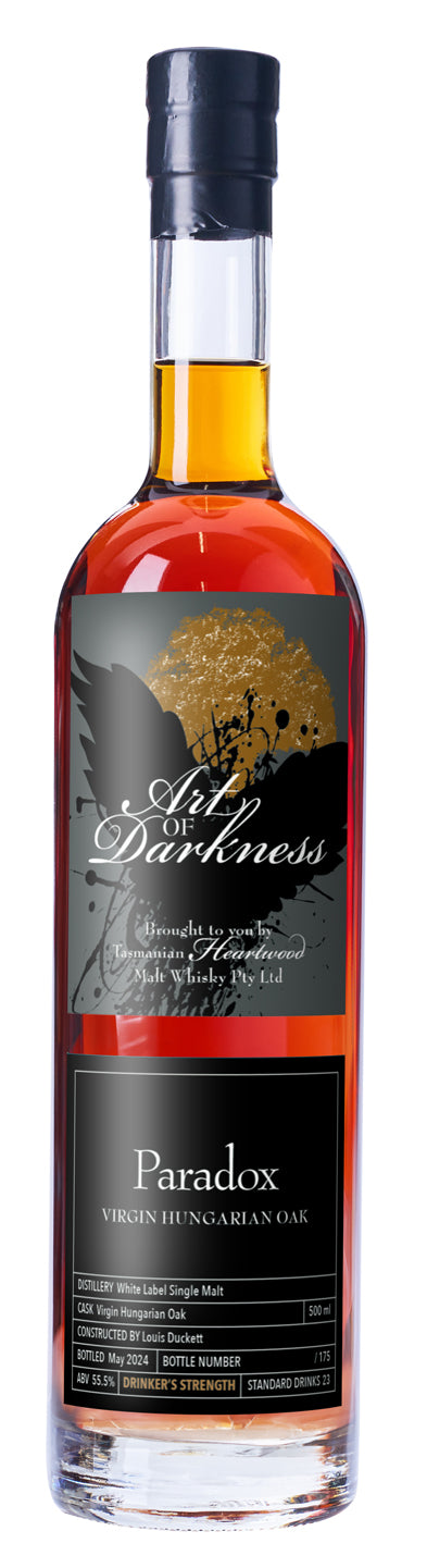 Art of Darkness Paradox Single Malt Whisky 500ml-Spirits-Art of Darkness-Afterpay-Alcohol-Delivery-Barrel-and-Batch-