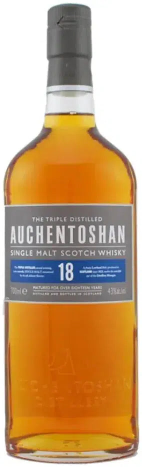 Auchentoshan 18 Year Old Single Malt Scotch Whisky 700ml-Spirits-Auchentoshan-Afterpay-Alcohol-Delivery-Barrel-and-Batch-
