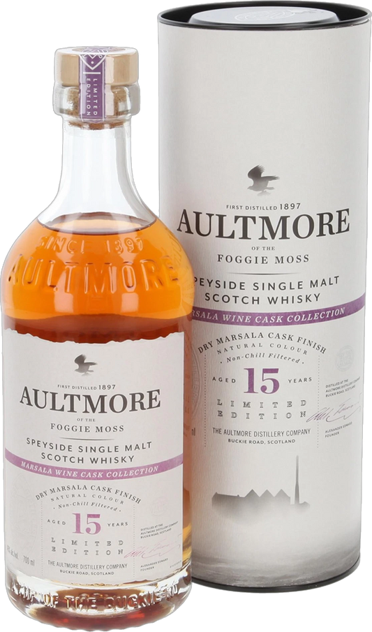 Aultmore 15 Year Old Ruby Marsala Cask Finish Single Malt Scotch Whisky 700ml | Barrel & Batch