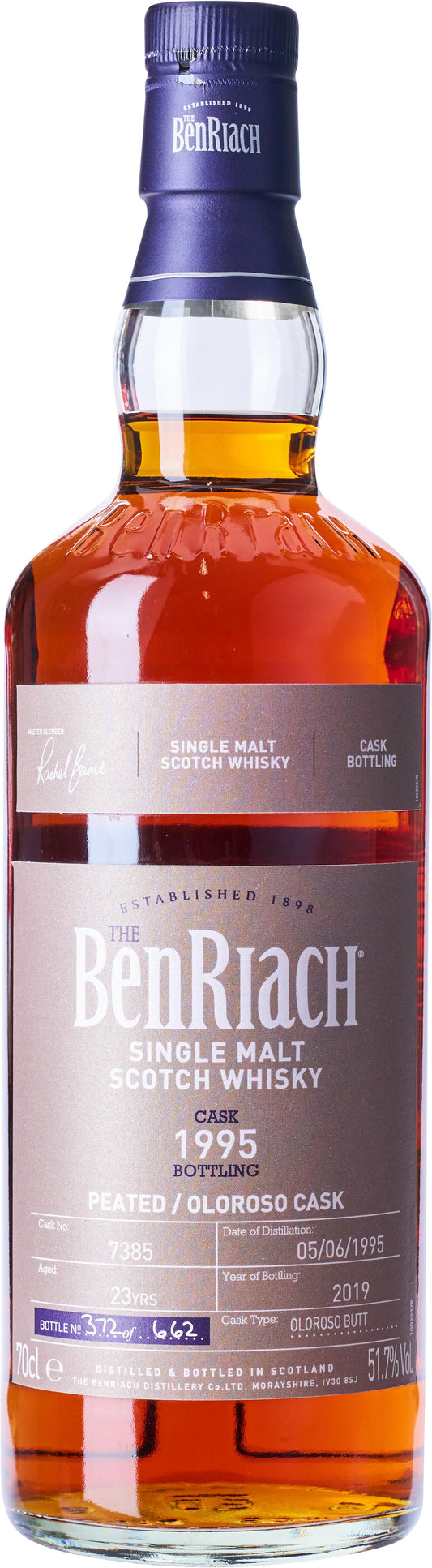 Benriach 23 Year Old Cask Strength Single Cask #73 Single Malt Whisky 700ml