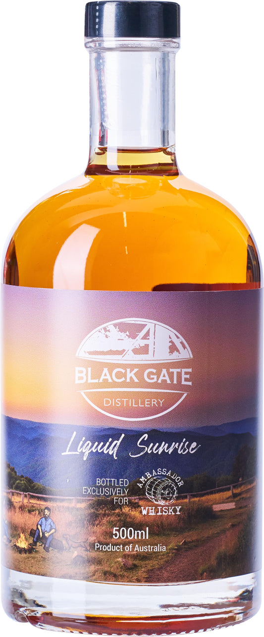 Black Gate Distilling Co. Liquid Sunrise Single Cask Single Malt Whisky 500ml
