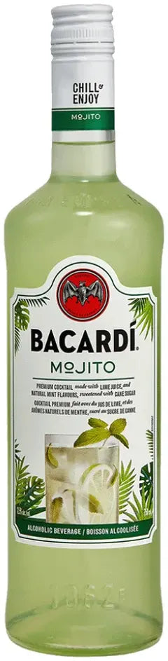 Bacardi Mojito Rum 700ml-Spirits-Bacardi-Afterpay-Alcohol-Delivery-Barrel-and-Batch-