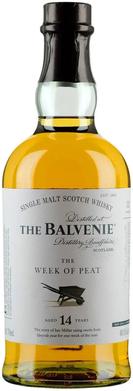 Balvenie 14 Year Old Week Of Peat Single Malt Whisky 700ml-Spirits-Balvenie-Afterpay-Alcohol-Delivery-Barrel-and-Batch-