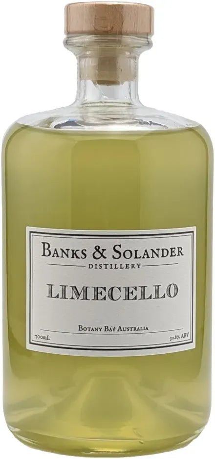 Banks & Solander Limecello Liqueur 700ml-Spirits-Banks & Solander-Afterpay-Alcohol-Delivery-Barrel-and-Batch-
