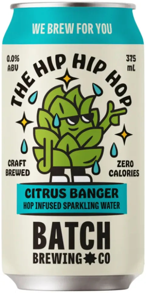 Batch Brewing Citrus Banger Hop Infused Sparkling Water 375ml-Non-Alcoholic-Batch Brewing-Afterpay-Alcohol-Delivery-Barrel-and-Batch-