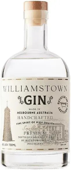 Bathtub Gin Co Williamstown Gin 700ml-Spirits-Bathtub Gin Co-Afterpay-Alcohol-Delivery-Barrel-and-Batch-