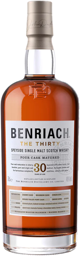 Benriach 30 Year Old Single Malt Whisky 700ml
