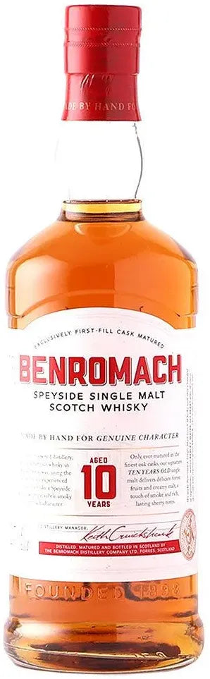 Benromach 10 Year Old Single Malt Scotch Whisky 700ml-Spirits-Benromach-Afterpay-Alcohol-Delivery-Barrel-and-Batch-