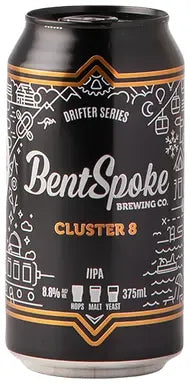 Bentspoke Brewing Co. Cluster 8 IIPA 8.8% 16 Pack Cans 375ml | Barrel & Batch