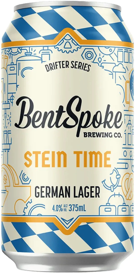 Bentspoke Brewing Co. Stein Time German Lager 4% Cans 375ml | Barrel & Batch