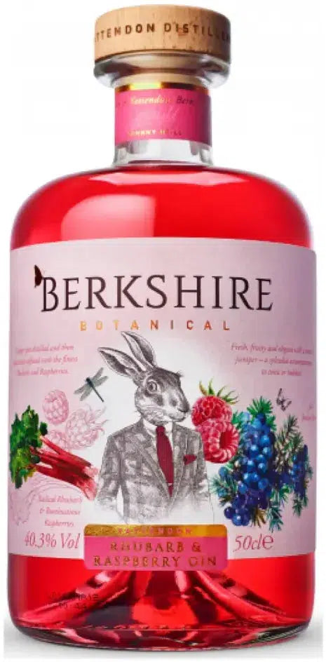 Berkshire Rhubarb & Raspberry Gin 500ml-Spirits-Berkshire-Afterpay-Alcohol-Delivery-Barrel-and-Batch-