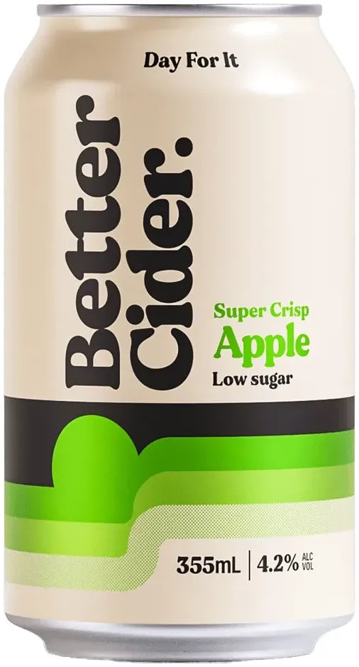 Better Beer Better Cider Super Crisp Apple Cider 355ml-Cider-Better Beer-Afterpay-Alcohol-Delivery-Barrel-and-Batch-